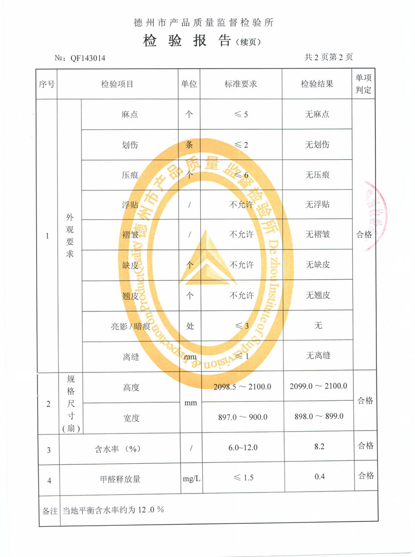 檢驗報告