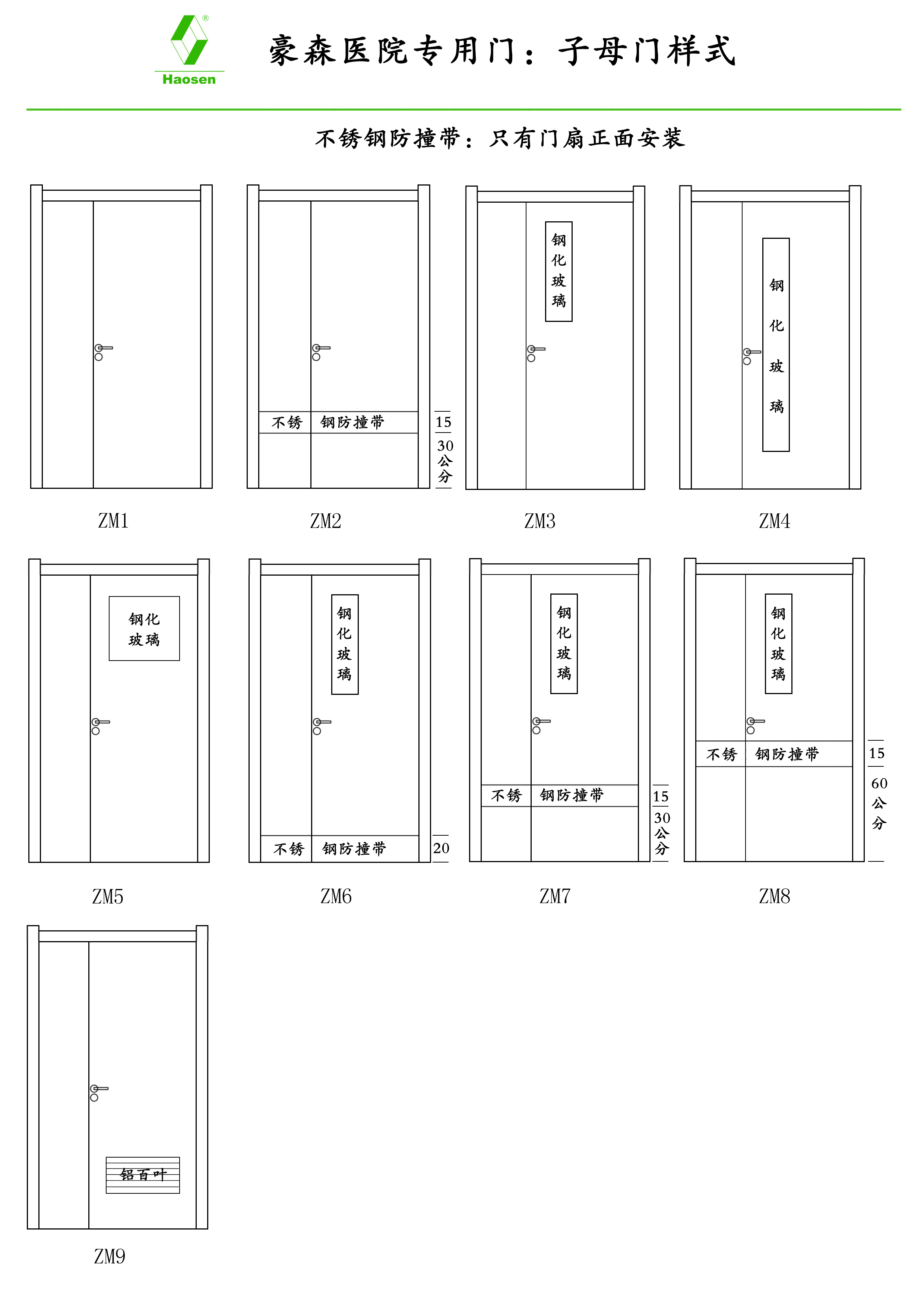 醫院專用門